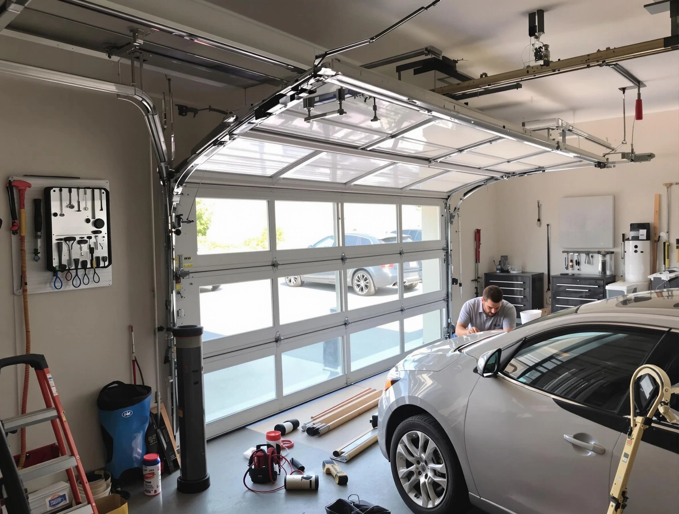 Garage door noise reduction service by Gilbert Garage Door Repair in Gilbert