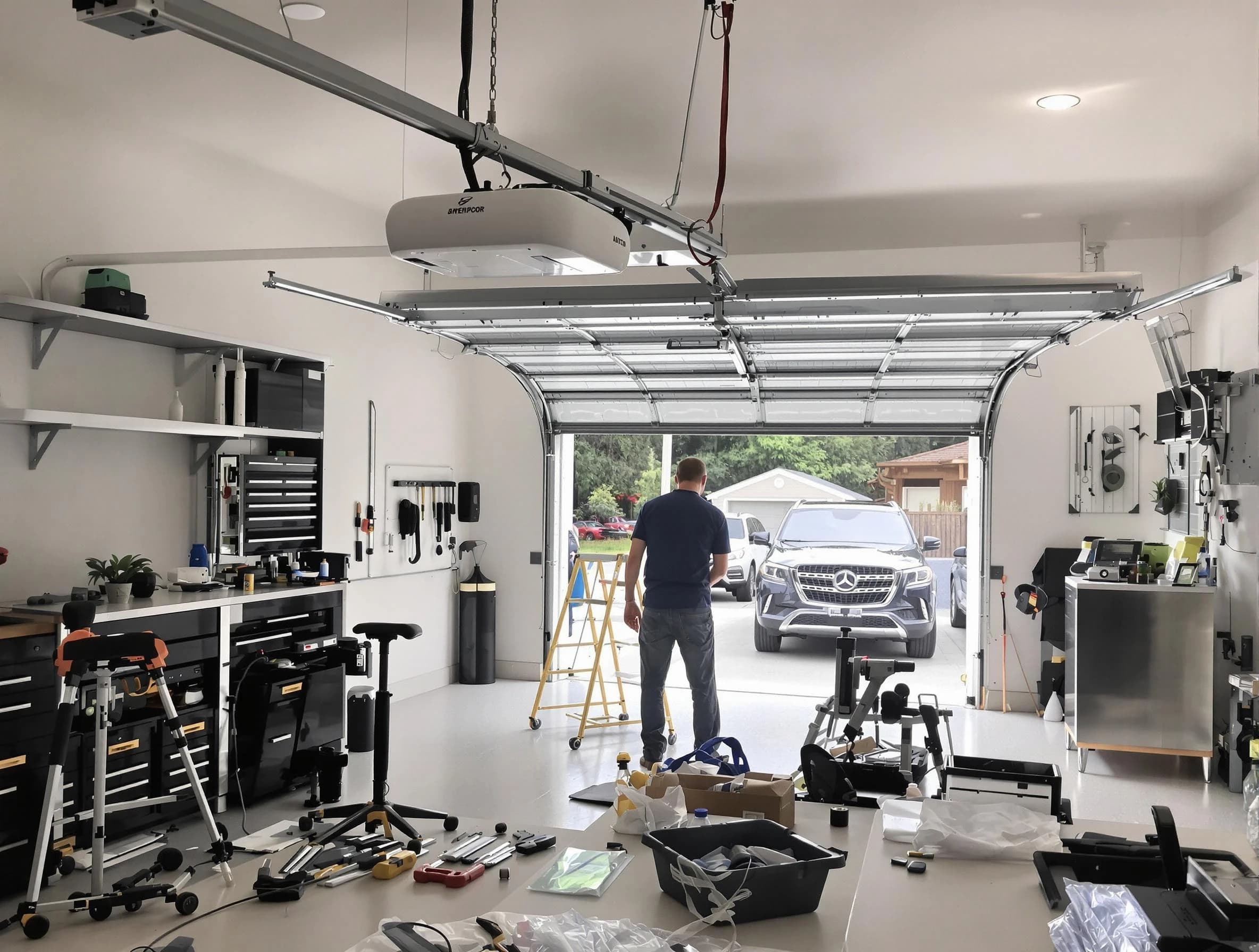 Garage door opener installation by Gilbert Garage Door Repair in Gilbert