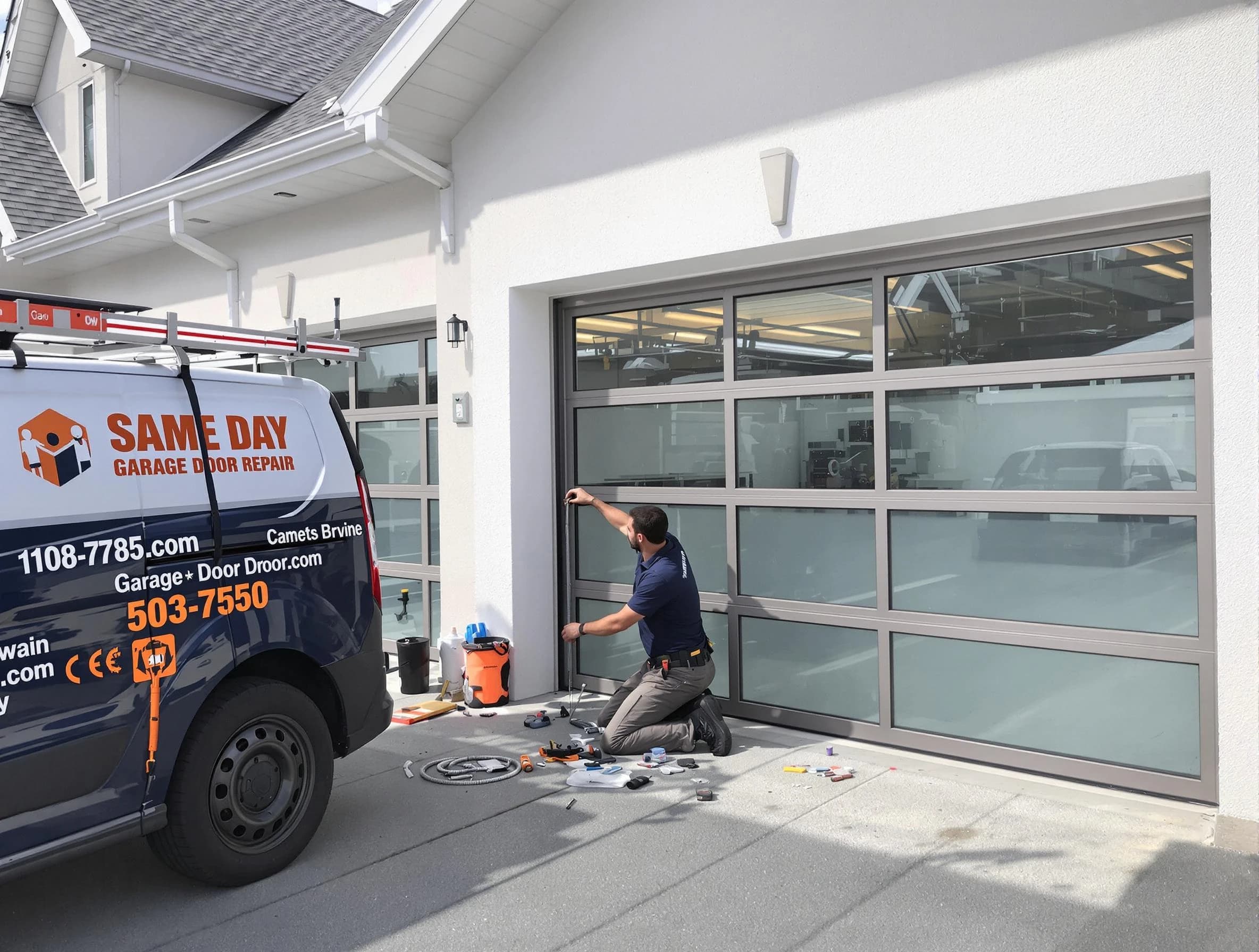 Same-day garage door repair service by Gilbert Garage Door Repair in Gilbert