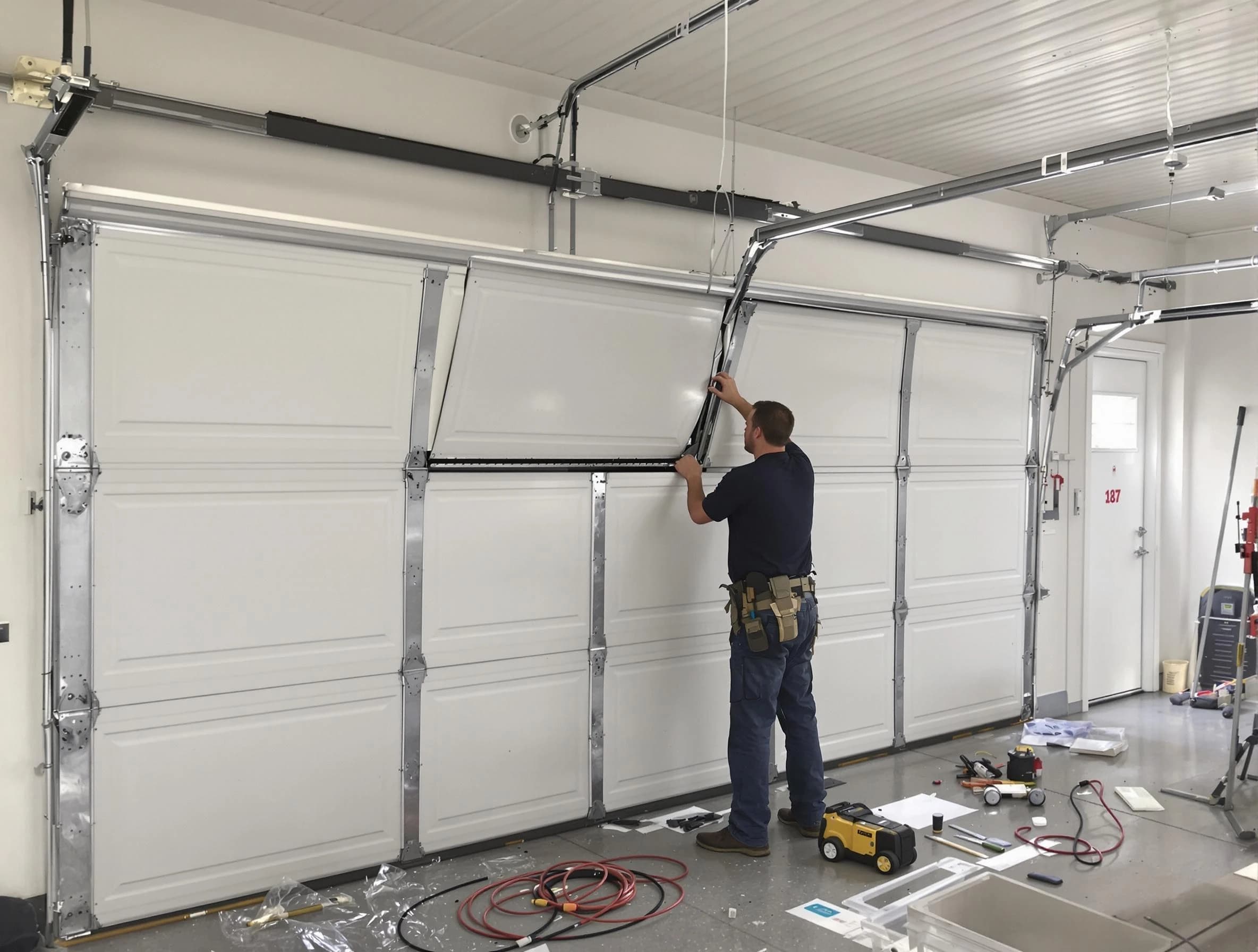 Garage Door Section Replacement in Gilbert